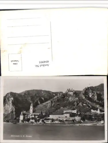 ,Dürnstein an d. Donau Totale m. Ruine