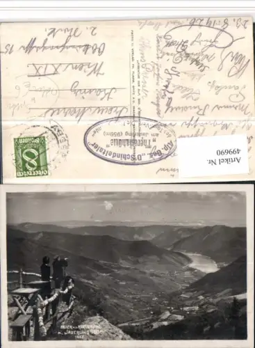 499690,Seltene AK Blick von d. Karlshöhe am Jauerling b. Maria Laach