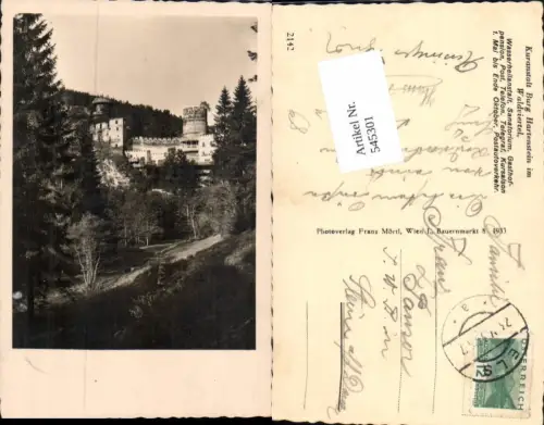 545301,tolle Foto-AK Burg Hartenstein b. Els Krems