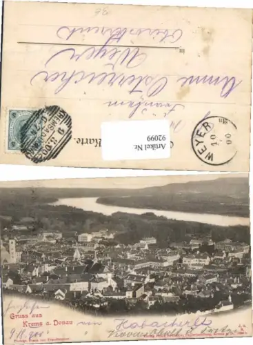 92099,Gruss aus Krems a.d. Donau 1900