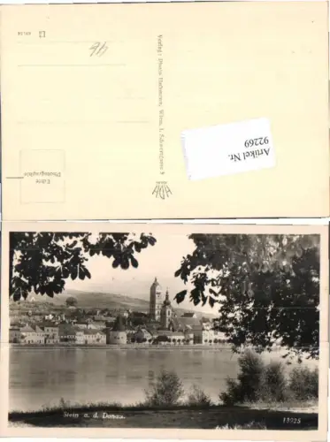 92269,Stein bei Krems a.d. Donau vom Ufer 1935