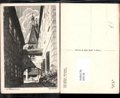 103138,Ulf Seidl Motiv aus Krems a.d. Donau