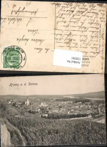 120281,Krems a.d. Donau Totale m. Stein 1902