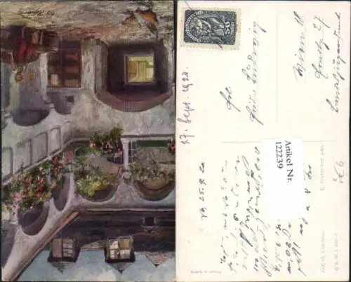 122239,Krems a.d. Donau E. F. Hofecker sign. Löwenhof