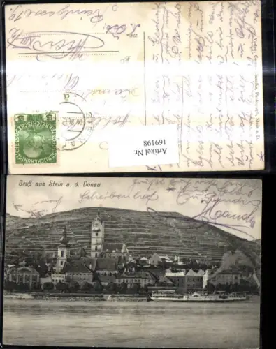 169198,Stein a. d. Donau Krems Schiff Dampfer