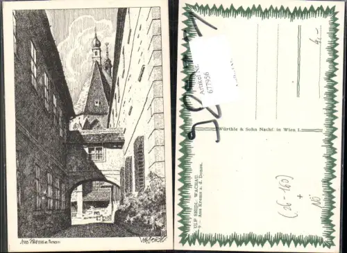 677956 Künstler AK Ulf Seidl Wachau Krems an der Donau