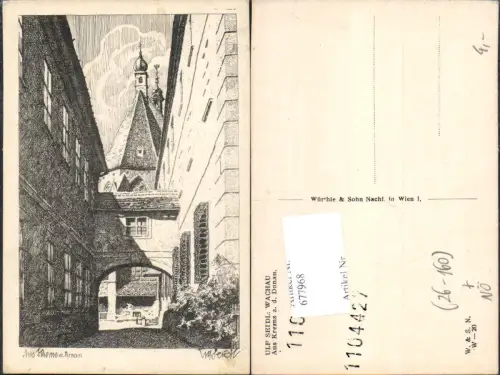 677968 Künstler AK Ulf Seidl Wachau Krems an der Donau