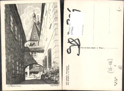 677964 Künstler AK Ulf Seidl Wachau Krems an der Donau