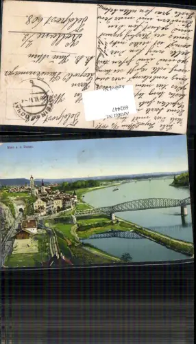 692447 Stein an der Donau bei Krems Brücke Feldpost Kallone