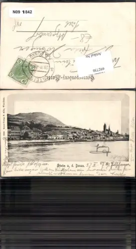 692730 tolle Passepartout AK Stein an der Donau b. Krems