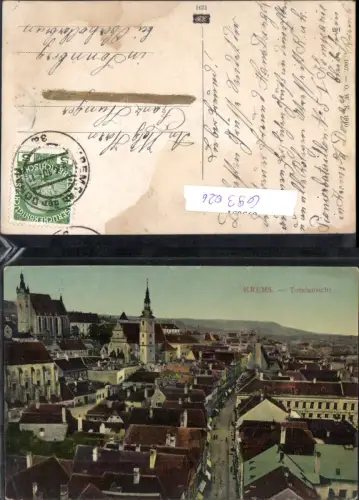693026 tolle AK Krems an der Donau gel. Sonnberg Oberhollabrunn Hollabrunn