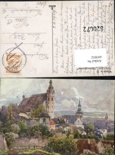 693052 Künstler AK Fritz Lach Krems an der Donau Nibelungenweg 1