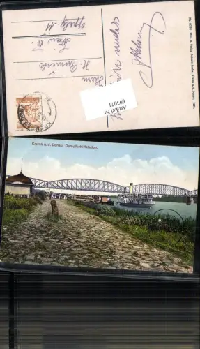 693071 Krems an der Donau Dampfschiffstation Dampfer Brücke pub Johan Saska 2798