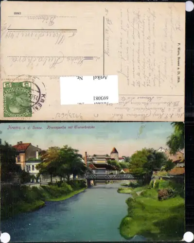 693081 Krems an der Donau Kremspartie pub F. Wurz