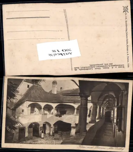 700196 Krems an der Donau Alter Posthof pub Saska 185