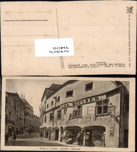 700198 Krems an der Donau Sgraffitohaus Badstuber pub Saska 89