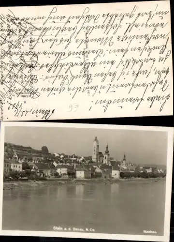 701191 Foto-AK Stein an der Donau bei Krems Uferpartie