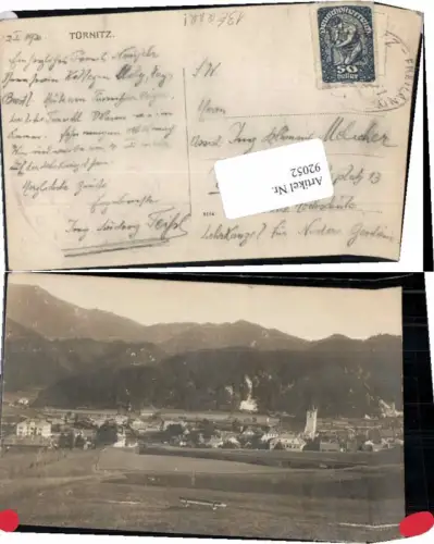 92052,RARE FotoAK Türnitz um 1920