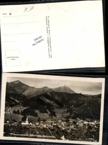 101462,Hohenberg Niederdonau Lilienfeld