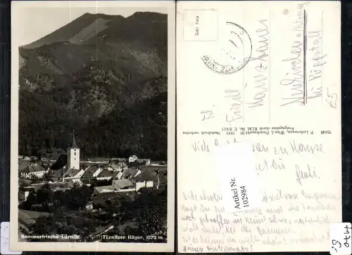 102984,Sommerfrische Türnitz 1942