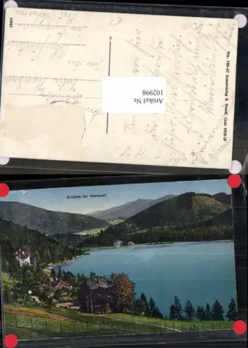 102998,Erlaufsee bei Mitterbach Maria Zell Tolle COLOR 1918