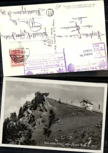 113612,Neue Julius Hütte bei Türnitz Eisenstein 1937