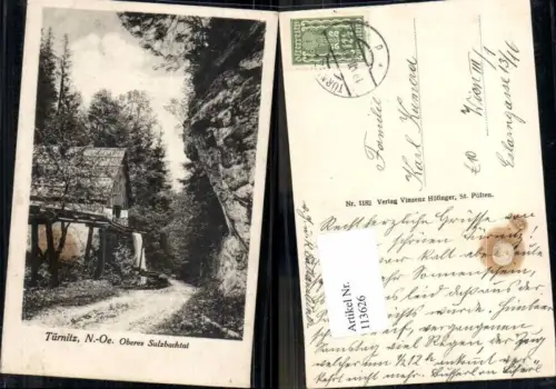 113626,Türnitz Oberes Sulzbachtal Wasserrad Wassermühle Mühle