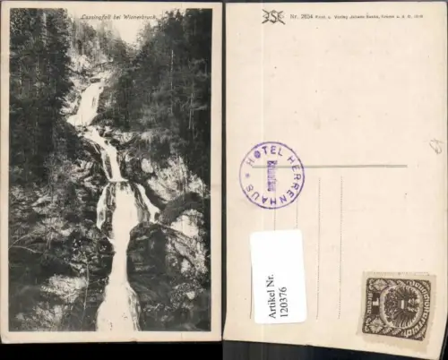 120376,Lassingfall bei Wienerbruck 1919