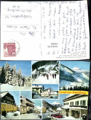 148304,Gruss aus Annaberg m. Ötscher