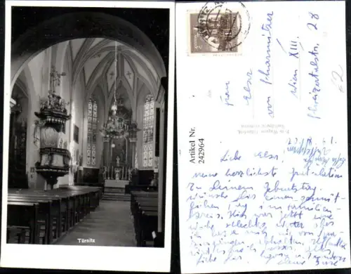 242964,Türnitz Innenansicht d. Kirche