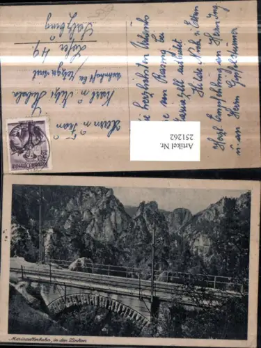 251262,Mariazellerbahn Eisenbahnlinie Viadukt m. d. Zinken b. Annaberg