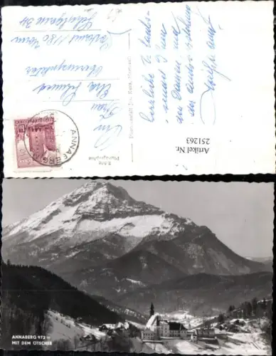 251263,Annaberg Totale m. d. Ötscher Winterbild