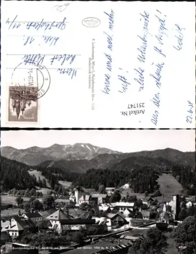 251747,St. Aegyd am Neuwalde Totale m. Göller