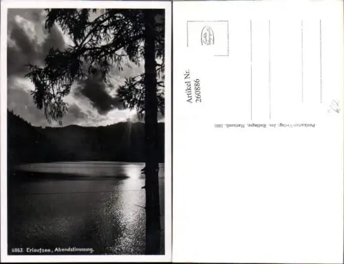 260886,Erlaufsee See b. Mitterbach Abendstimmung