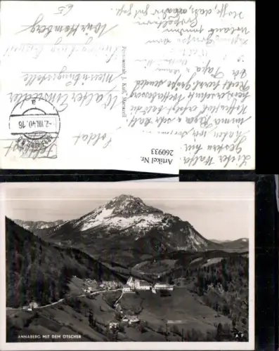 260933,Annaberg Totale m. d. Ötscher Bergkulisse
