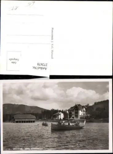 272670,Erlaufsee See b. Mitterbach Hotel Herrenhaus Ruderboot Boot
