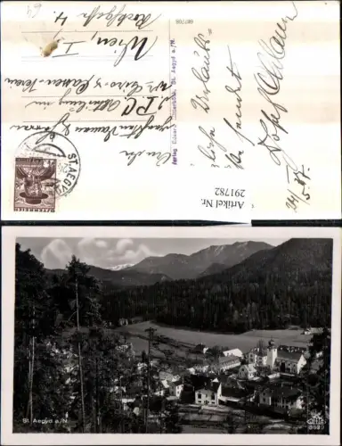 291782,St. Aegyd am Neuwalde Totale Bergkulisse