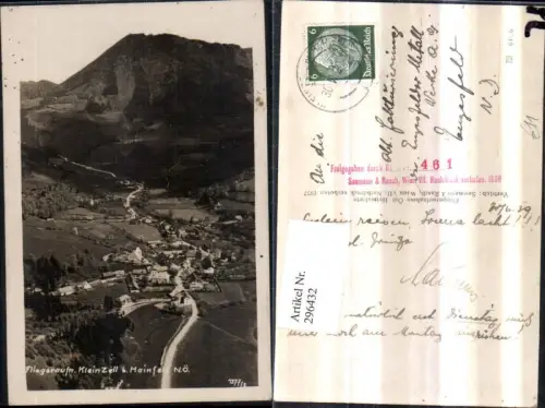 296432,Kleinzell b. Hainfeld Totale Fliegeraufnahme