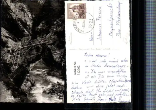 312962,Ötschergräben b. Mitterbach Brücke Leiter