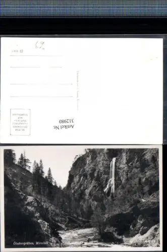 312980,Ötschergräben b. Mitterbach Mirafall Wasserfall