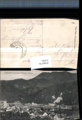 312981,Türnitz Totale m. Türnitzer Höger Bergkulisse