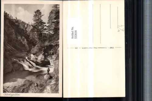 322838,Ötschergräben b. Mitterbach Partie Wasserfall