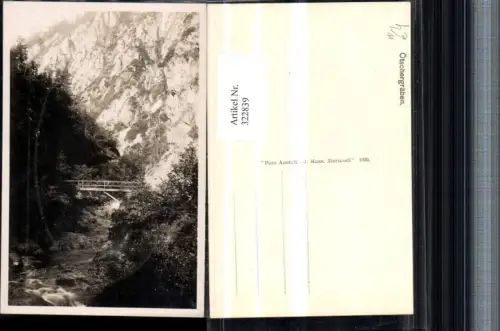 322839,Ötschergräben b. Mitterbach Brücke Wildbach