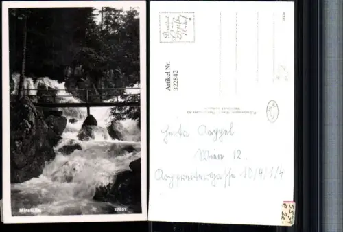 322842,Mirafälle Wasserfall b. Mitterbach Brücke