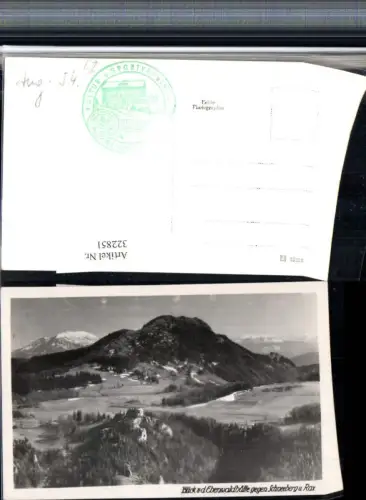 322851,Blick von d. Ebenwaldhütte b. Lilienfeld geg. Schneeberg u. Rax