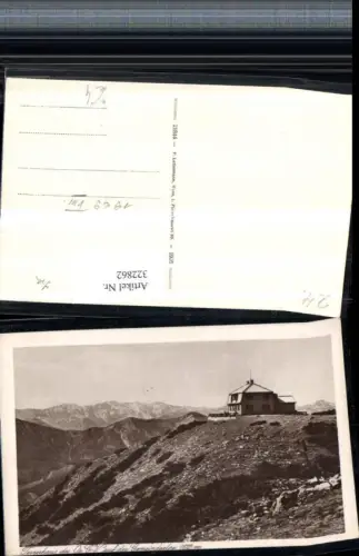 322862,Terzerhaus Berghütte auf d. Gemeindealpe b. Mitterbach Bergkulisse