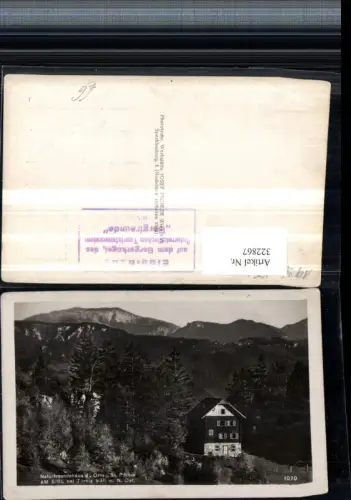 322867,Naturfreundehaus am Eibl b. Türnitz Bergkulisse