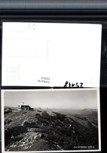 322874,Gemeindealpe Berghütte b. Mitterbach Bergkulisse