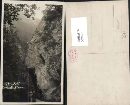 367767,Foto AK Kleinzell Rossbach-Klamm pub E. Wolf