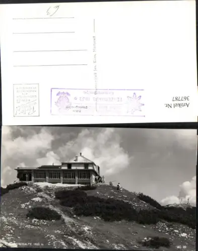 367787,Gemeindealpe b. Mitterbach Terzerhaus Berghütte